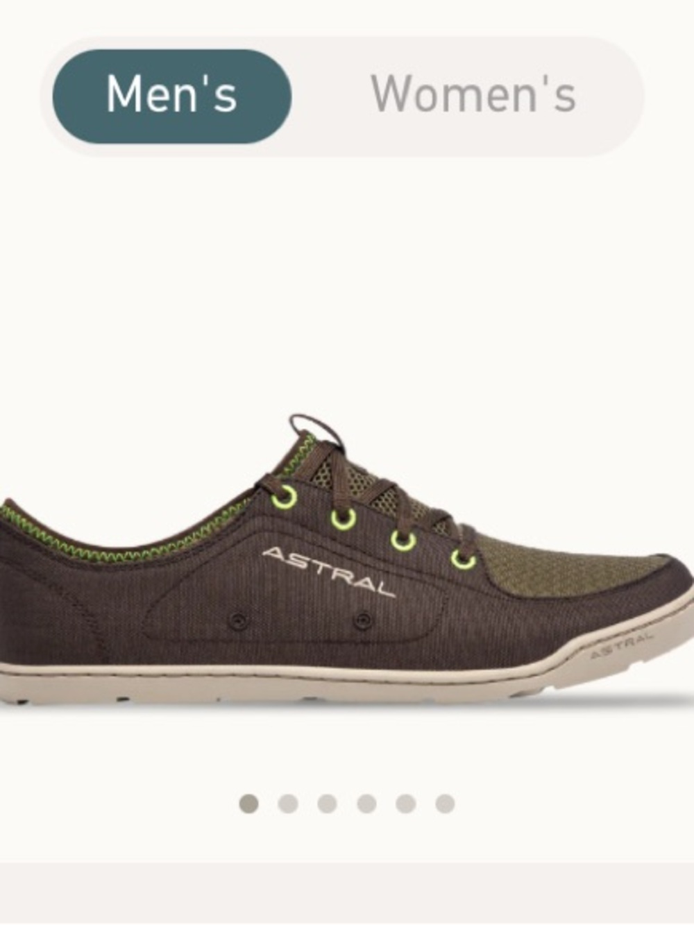 ASTRAL Loyak M Casual Brown Canvas Sneaker. Color: Hellbender Brown. Size: 11